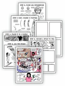 Cadette Comic Artist Girl Scout Badge