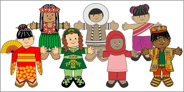 paper dolls around the world