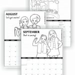 Printable Girl Scout Calendars