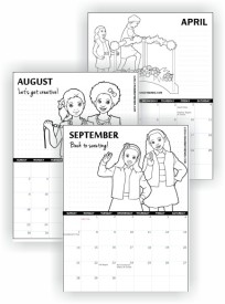 Printable Girl Scout Calendars