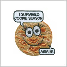 I Survived Cookie Season Girl Scout Fun Patch