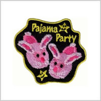 Pajama Party Girl Scout Fun Patch
