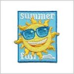Summer Fun Girl Scout Fun Patch