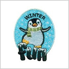 Winter Fun Girl Scout Fun Patch