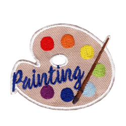 Girl Scout Painting Fun Patch