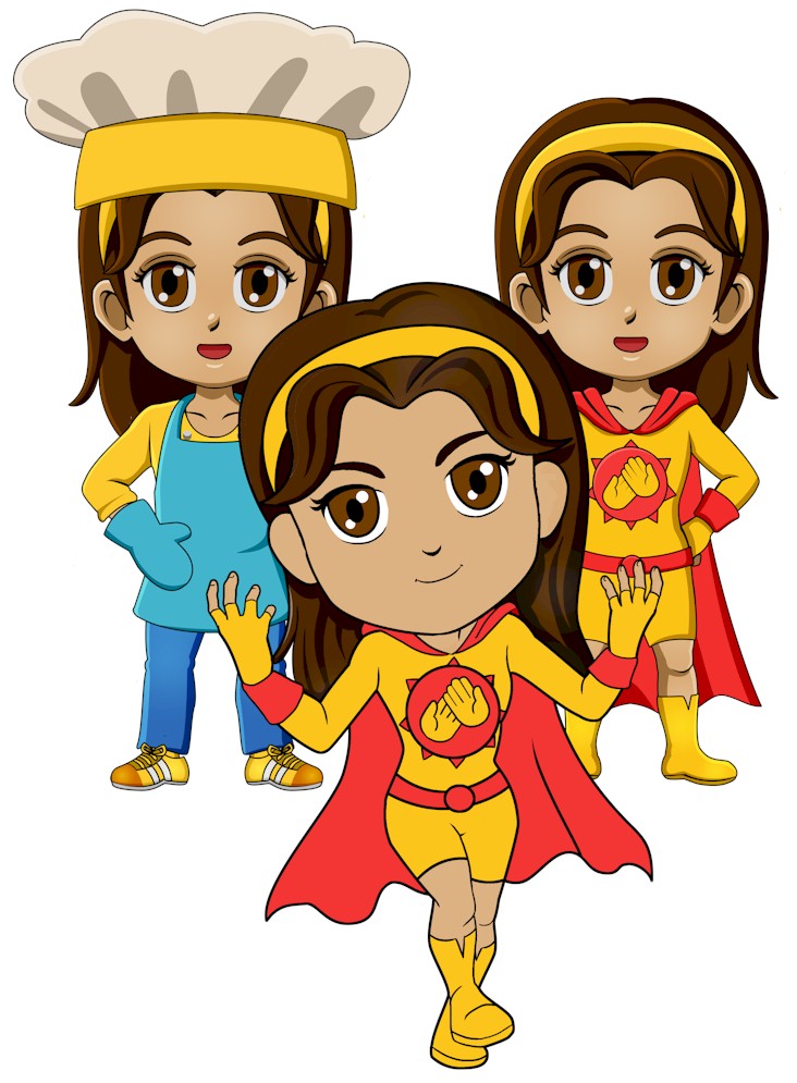 superhero yarn dolls