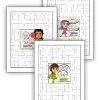 Superhero Maze Pages