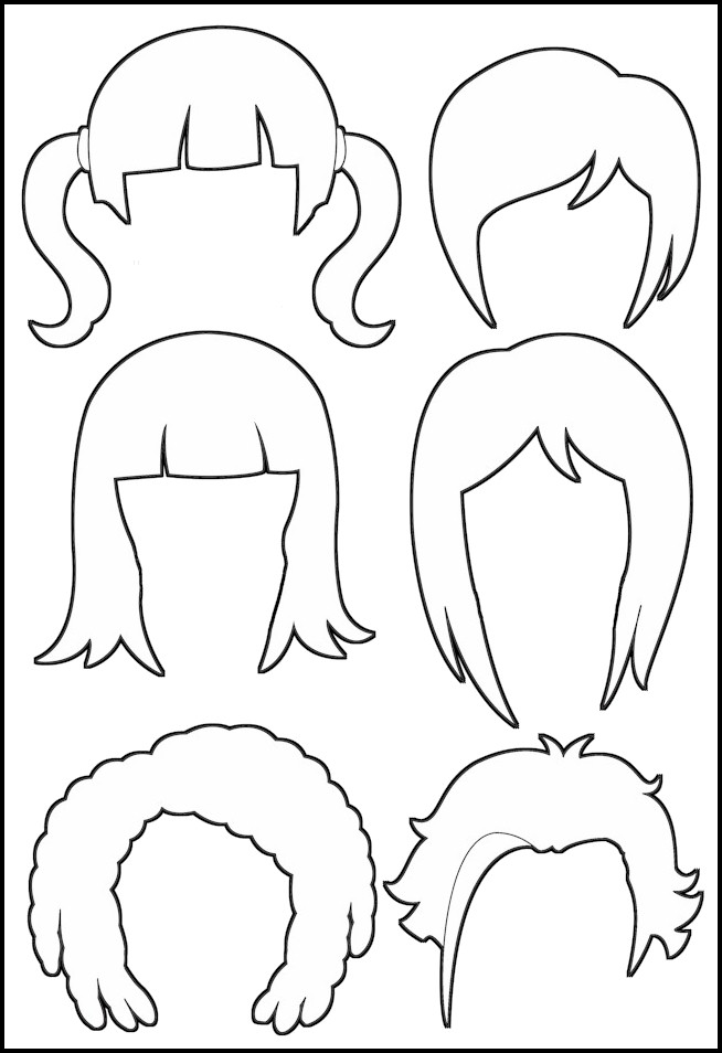 Printable Paper Doll Coloring Pages