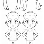 superhero paper doll template