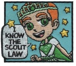 Girl Scout Promise And Law Patch