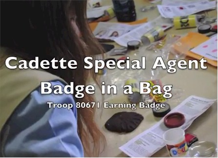 Girl Scout Cadette Special Agent Badge