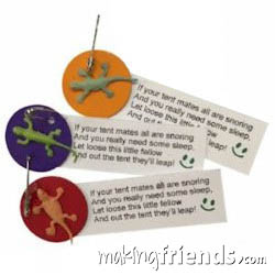 Camping Lizards Girl Scout Friendship SWAP Kit via @gsleader411