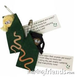 Camping Snakes Girl Scout Friendship SWAP Kit via @gsleader411