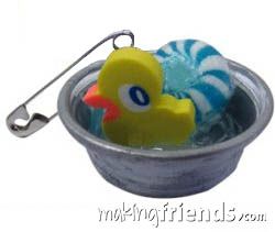 Pool Party Girl Scout Friendship SWAP Kit via @gsleader411