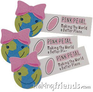 Pink Petal Girl Scout Friendship SWAP Kit via @gsleader411