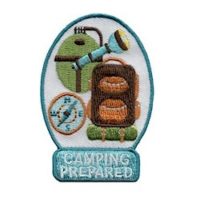 Girl Scout Camping Prepared Fun Patch