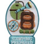 Girl Scout Camping Prepared Fun Patch