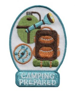Girl Scout Camping Prepared Fun Patch