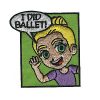 Ballet Girl Scout Fun Patch