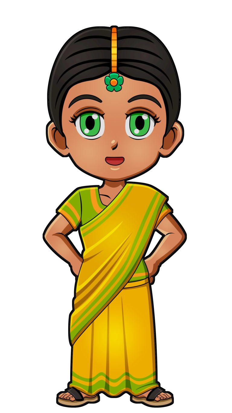 India Traditional Clothes for Thinking Day