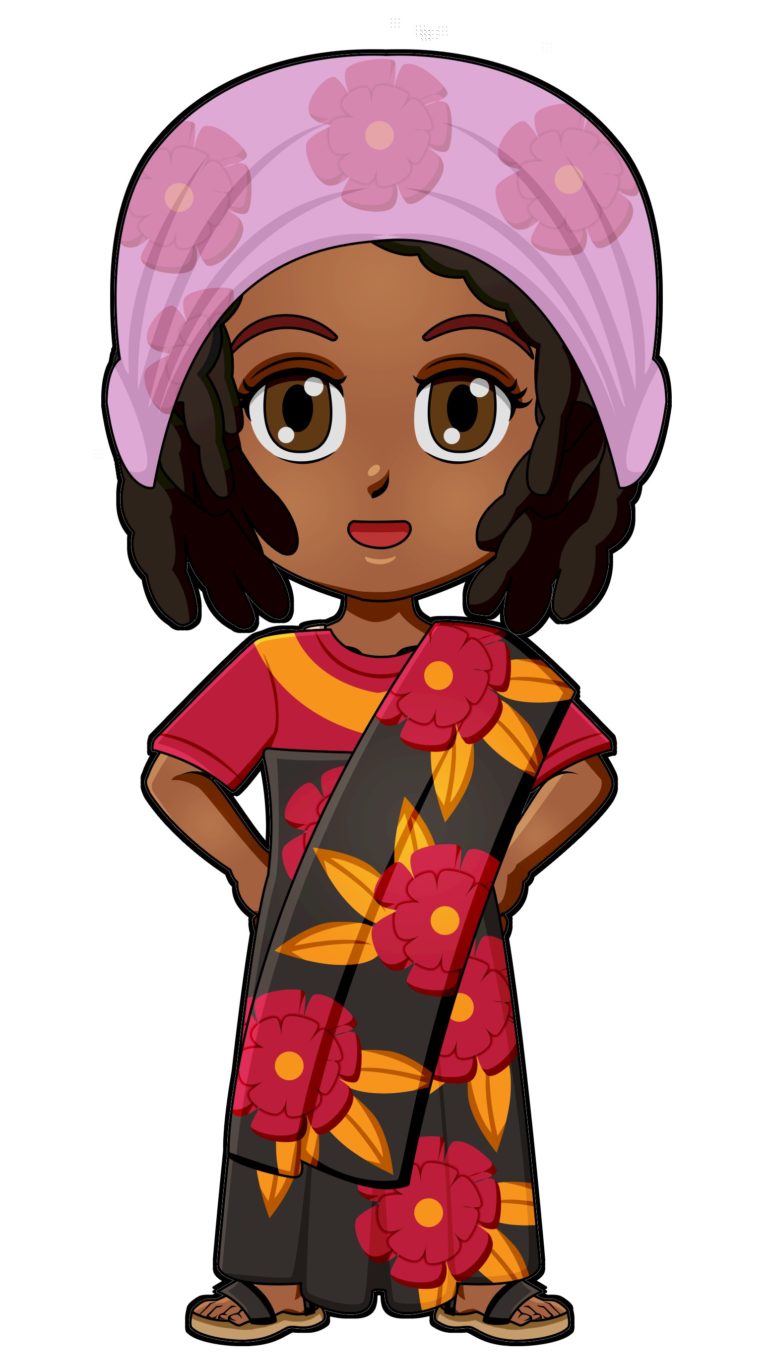 Madagascar Traditional Clothes for Girl Scout World Thinking Day