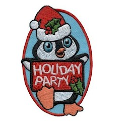 Holiday Party Patch (Penguin) - MakingFriends