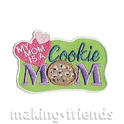 My Mom is a Cookie Mom Girl Scout Fun Patch