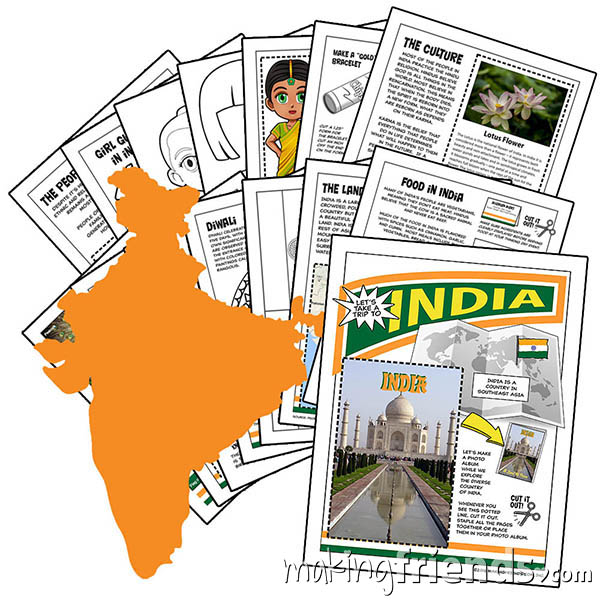 India International Download. This fifteen-page download is packed with 13 different activities to teach your girls all about India. Pick the ones that are right for your group or do them all! Available at MakingFriends®.com. via @gsleader411