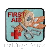 Girl Scout First Aid Fun Patch