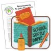 Girl Scout School Supply Drive Fun Patch
