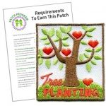 Girl Scout Tree Planting Fun Patch