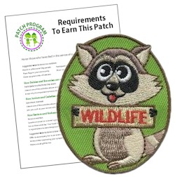 Girl Scout Wildlife Fun Patch