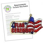 Girl Scout Flag Ceremony Fun Patch