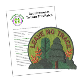 Girl Scout Leave No Trace Patch Program®