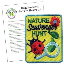 Girl Scout Nature Scavenger Fun Patch