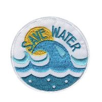 Girl Scout Save Water Fun Patch