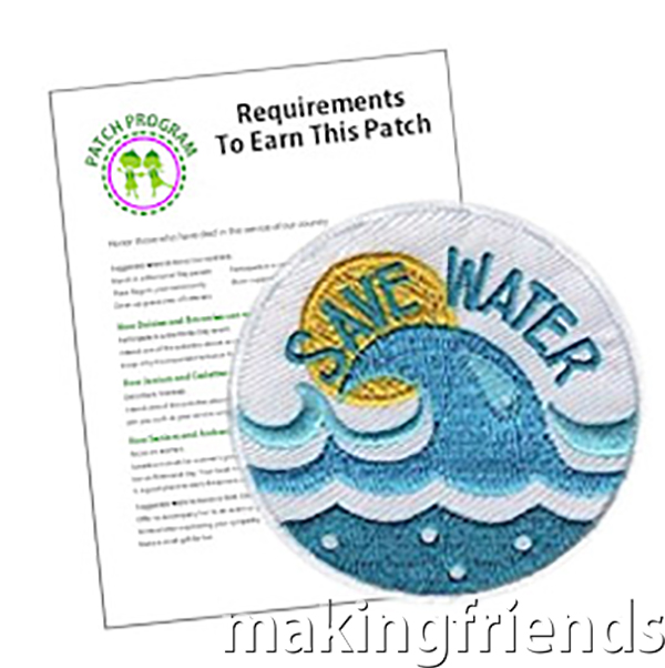 The “Save Water” Patch is the perfect choice to supplement your Brownie WOW Journey* or for anyone who cares about the environment. #makingfriends #savewater #patchprogram #girlscouts #girlscoutpatches #browniewowjourney via @gsleader411