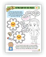 Daisy Flower Garden Sample Page Download