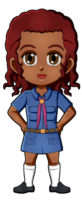 Brazil Girl Guide Uniform for Thinking Day