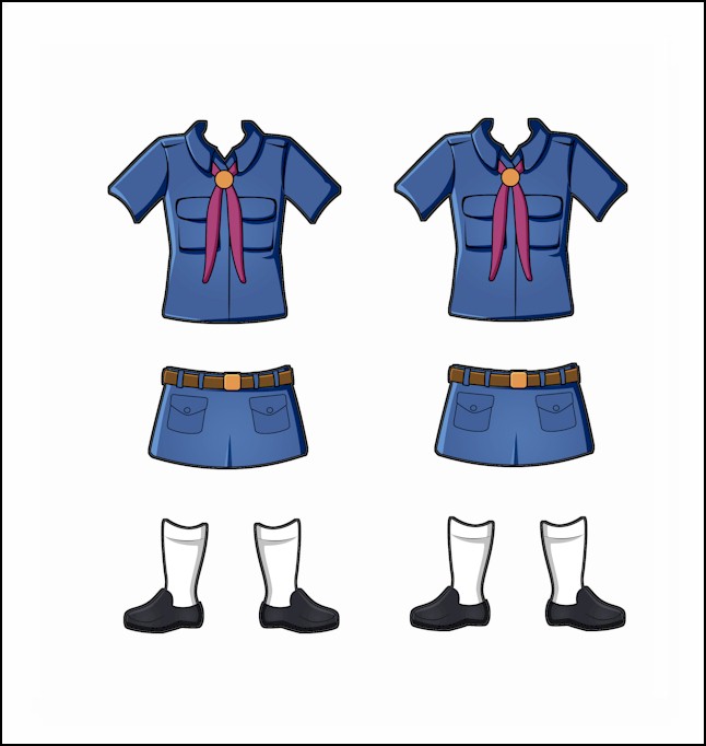 Superhero Paper Dolls Prudence Brazil Girl Guide Uniform MakingFriends