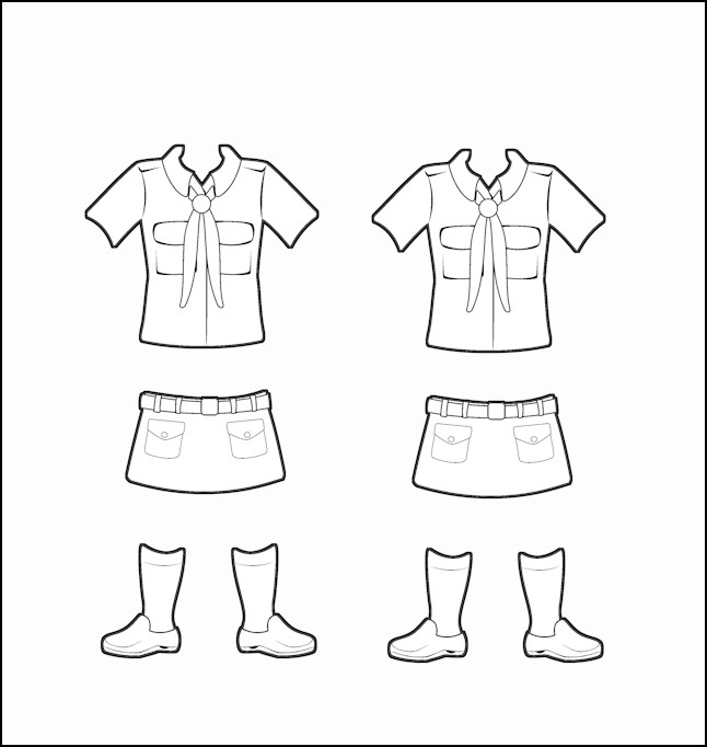 Brazil Girl Guide Uniform for Thinking Day