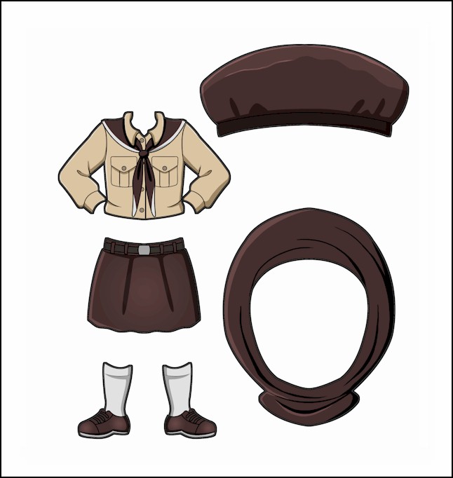 Egypt Girl Guide Uniform for Thinking Day