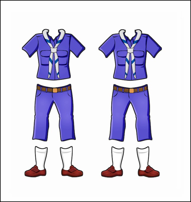 Greece Girl Guide Uniform for Thinking Day