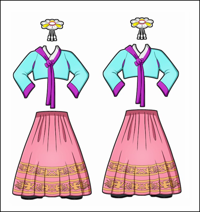 World Thinking Day Traditional South Korea Clothing