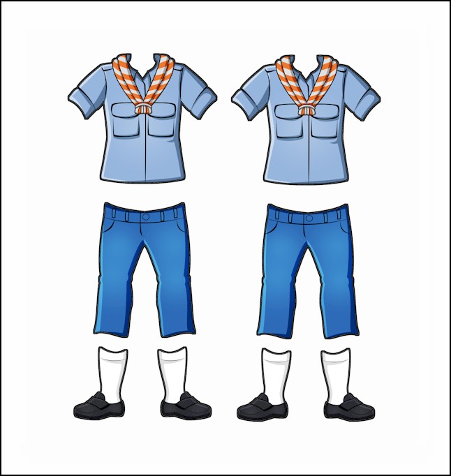 Spain Girl Guide Uniform for Thinking Day