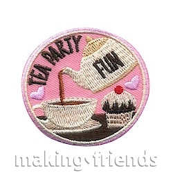 Girl Scout Tea Party Fun Patch