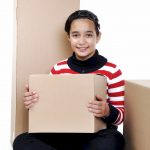 Girl Scout Receiving a Package