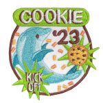 Girl Scout Cookie Kick Off Patch 2023