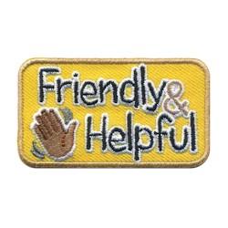 Friendly & Helpful Emoji Fun Patch - MakingFriendsMakingFriends