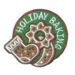 Holiday Baking Girl Scout Patch